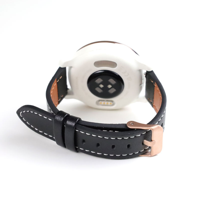 Bella Leather Garmin Venu 2S Bands Replacement (18mm) Black