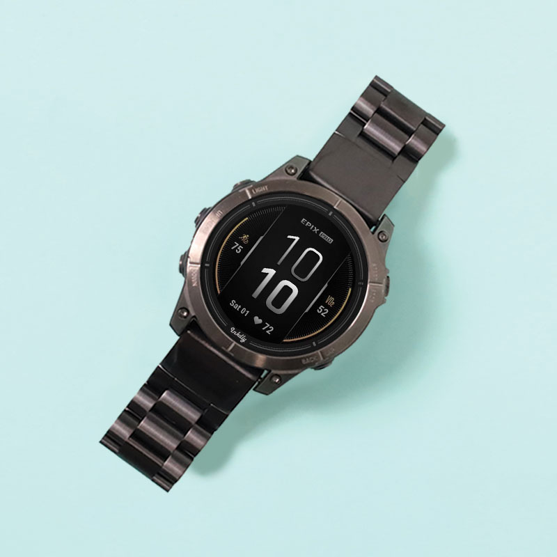 Boss Stainless Garmin Epix Gen 2 Bands Replacement Quick Change 20mm For 42mm Watch Black