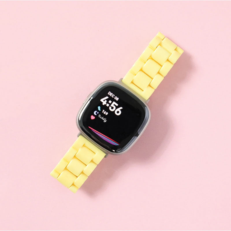 Candy Fitbit Versa 4 & Sense 2 Bands Replacement Straps Yellow