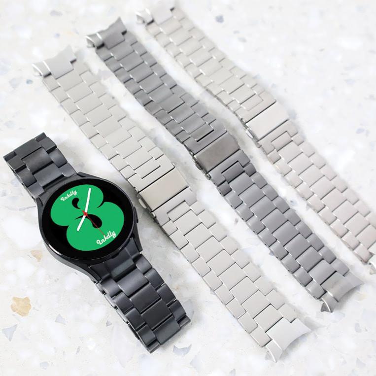 Evo Titanium Samsung Galaxy Watch 4 Bands Replacement