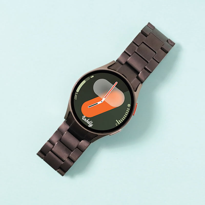 Evo Titanium Samsung Galaxy Watch 7 Bands Replacement Black