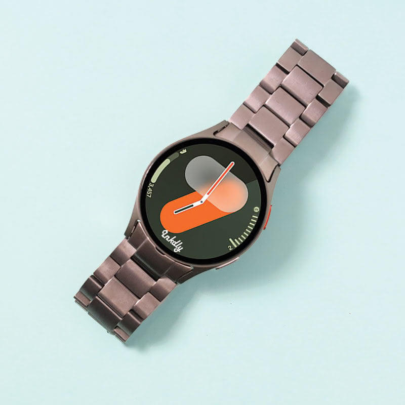 Evo Titanium Samsung Galaxy Watch 7 Bands Replacement Grey