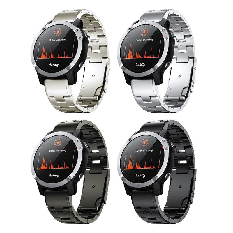 Evo Titanium Garmin Band Replacement Straps with Quick Change (22mm)
