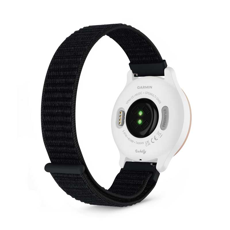 Sports Loop Garmin Venu 2S Bands Replacement Straps (18mm) Black