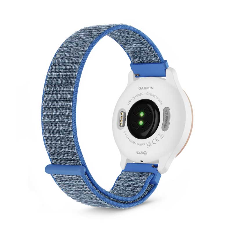 Sports Loop Garmin Venu 2S Bands Replacement Straps (18mm) Blue Lake  