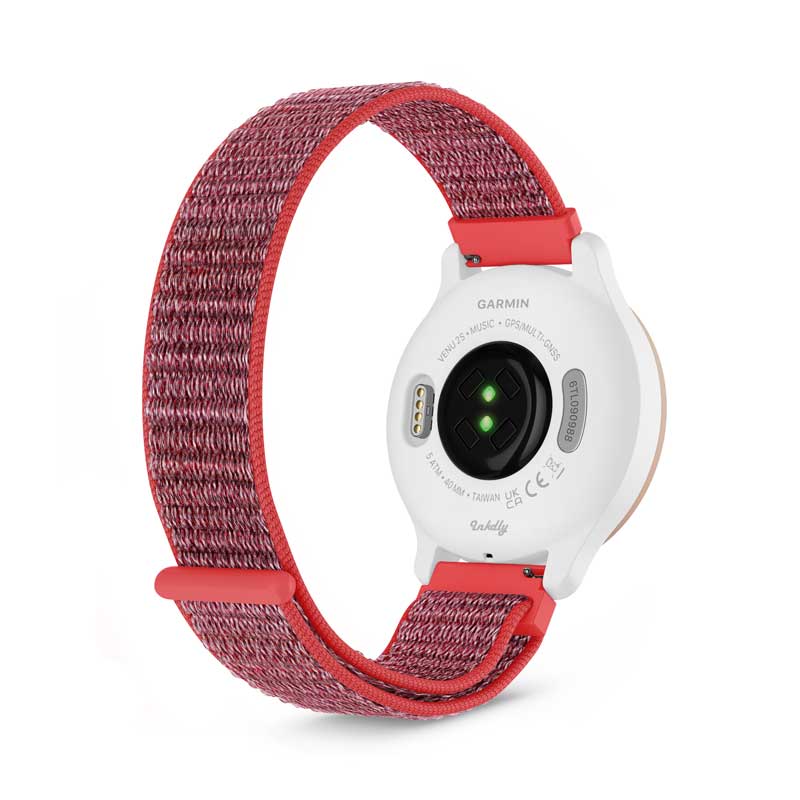 Sports Loop Garmin Venu 2S Bands Replacement Straps (18mm) Bright Powder
