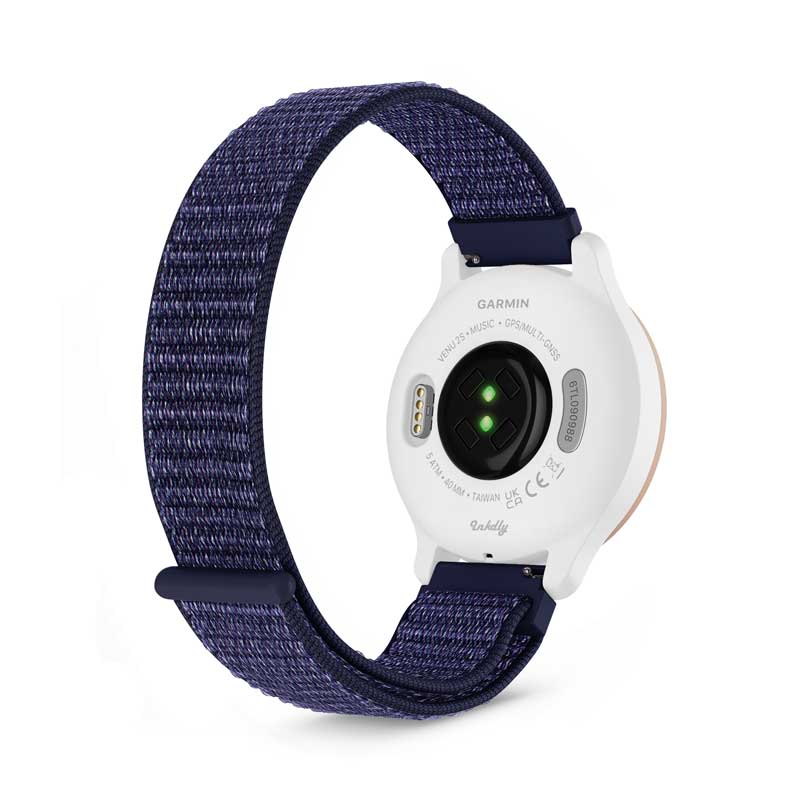 Sports Loop Garmin Venu 2S Bands Replacement Straps (18mm) Indigo