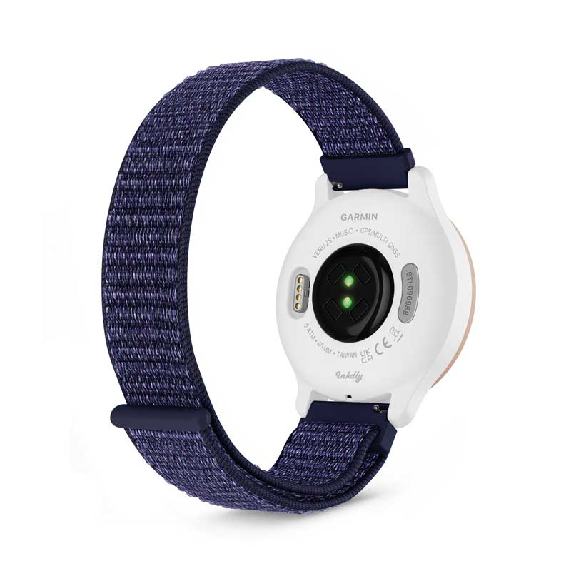 Sports Loop Garmin Venu 2S Bands Replacement Straps (18mm) Indigo  