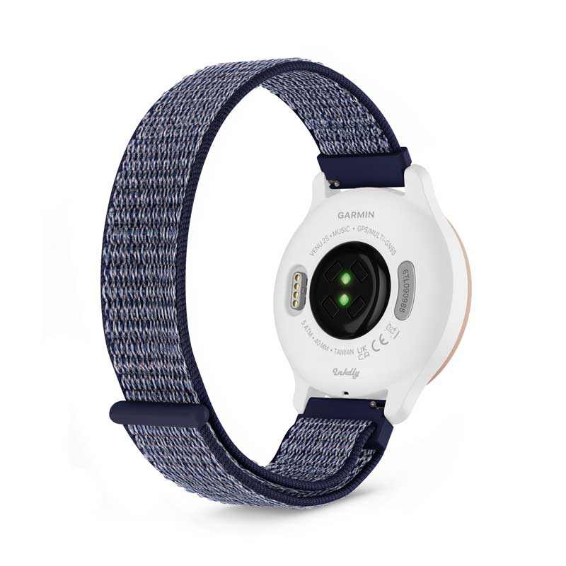 Sports Loop Garmin Venu 2S Bands Replacement Straps (18mm) Midnight Blue  