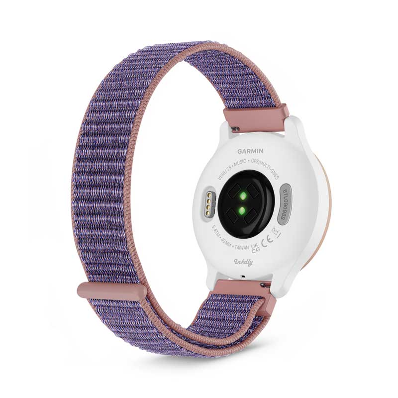 Sports Loop Garmin Venu 2S Bands Replacement Straps (18mm) Pink Sand
