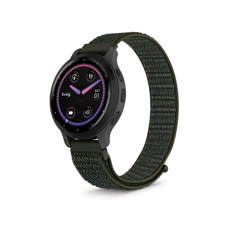 Sports Loop Garmin Venu 3S Bands Replacement Straps (18mm) Army Green
