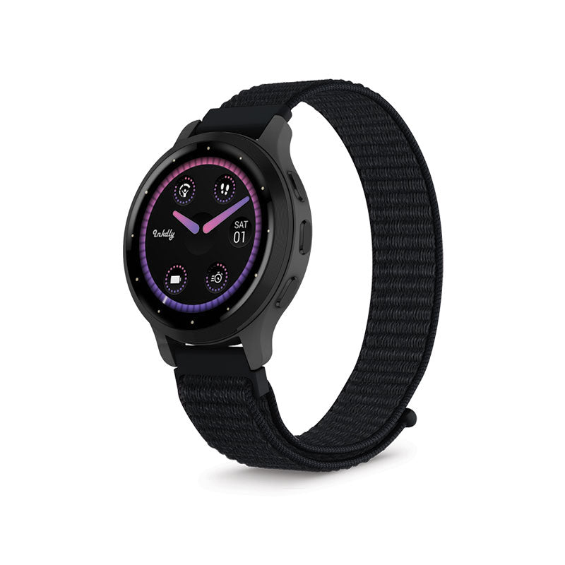 Sports Loop Garmin Venu 3S Bands Replacement Straps (18mm) Black