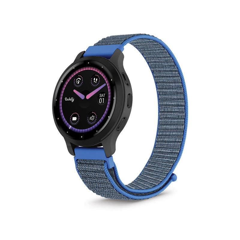 Sports Loop Garmin Venu 3S Bands Replacement Straps (18mm) Blue Lake