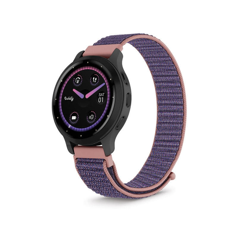 Sports Loop Garmin Venu 3S Bands Replacement Straps (18mm) Pink Sand