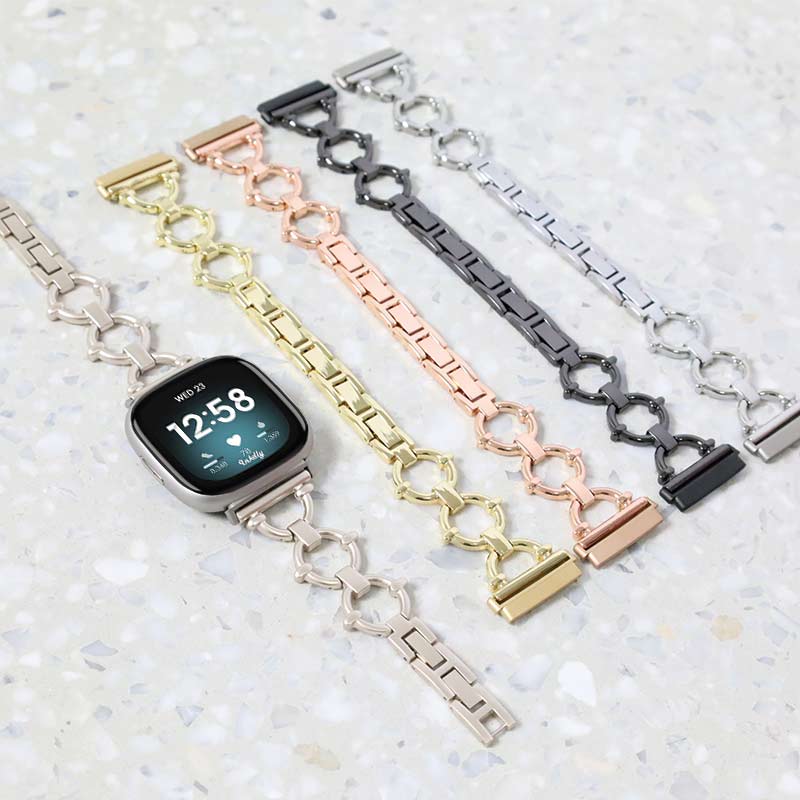 Harper Stainless Steel Fitbit Versa 3 & Sense Watch Band