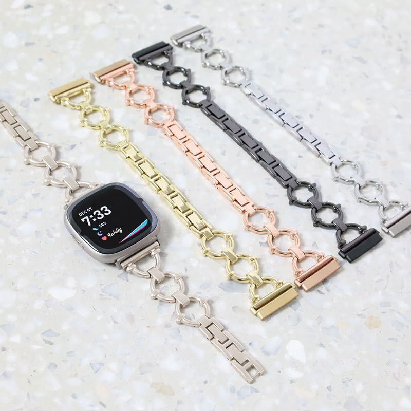 Harper Stainless Steel Fitbit Versa 4 & Sense 2 Watch Band