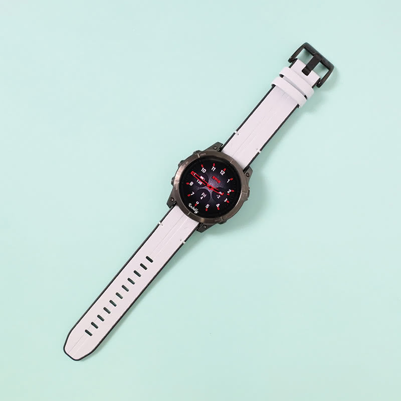 Leather Garmin Epix Gen 2 Bands Replacement Quick Change 20mm For 42mm Watch White