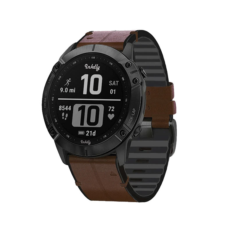 Leather Garmin Band Replacement Straps with Quick Change (22mm)