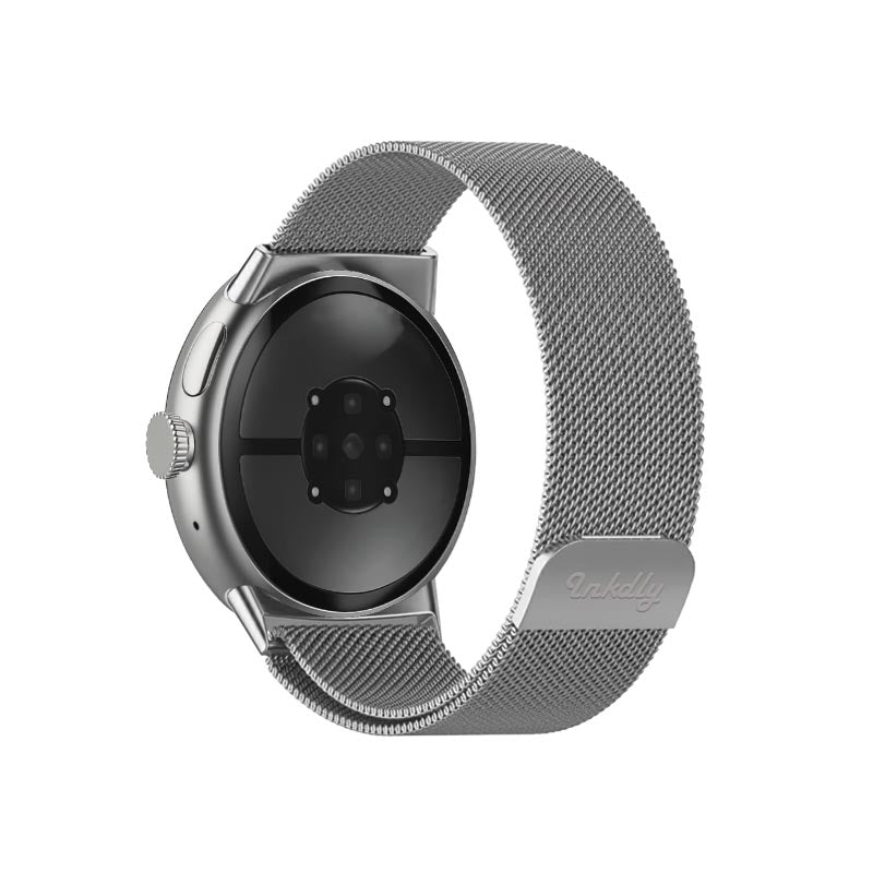 Milanese Google Pixel Watch 3 Band Replacement with Magnetic Lock 41MM Silver Steel