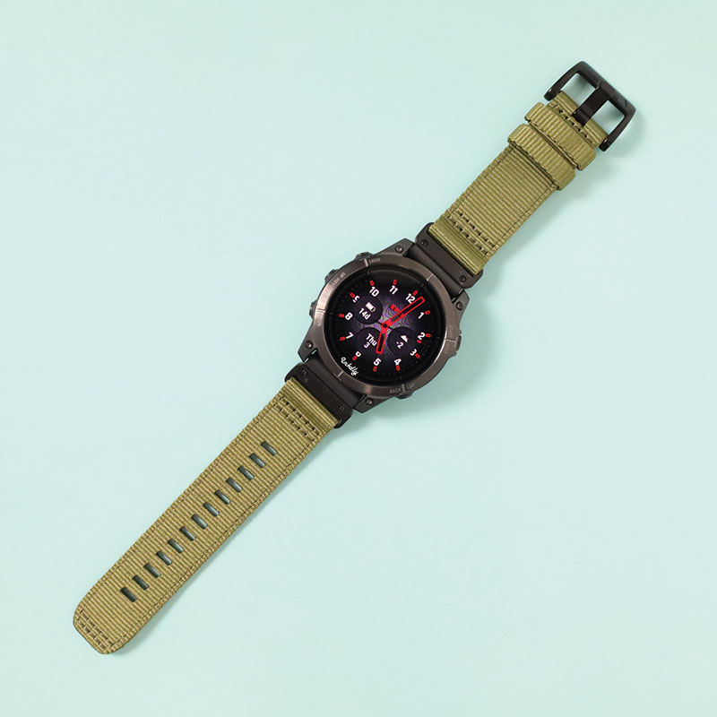 NATO Garmin Epix Gen 2 Bands Replacement Quick Change 20mm For 42mm Watch Army Green