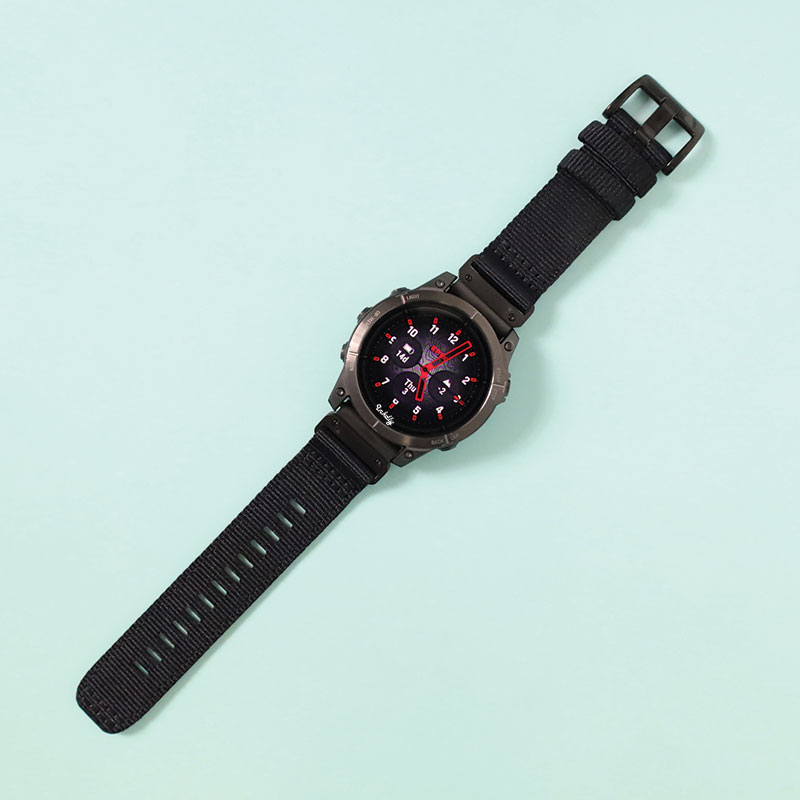 NATO Garmin Epix Gen 2 Bands Replacement Quick Change 20mm For 42mm Watch Black