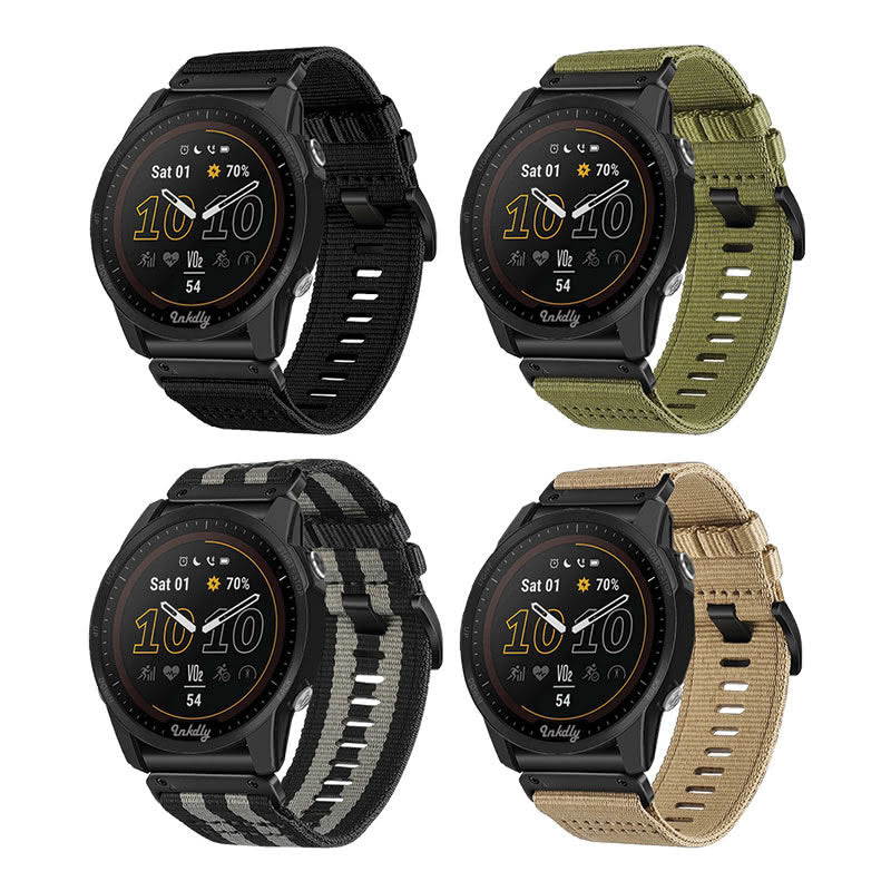 Replacement NATO Bands for Garmin Forerunner 955 Quick Change