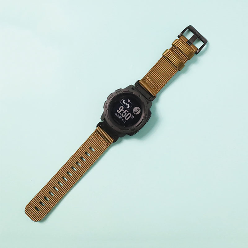 NATO Garmin Instinct Replacement Bands (22mm) Khaki
