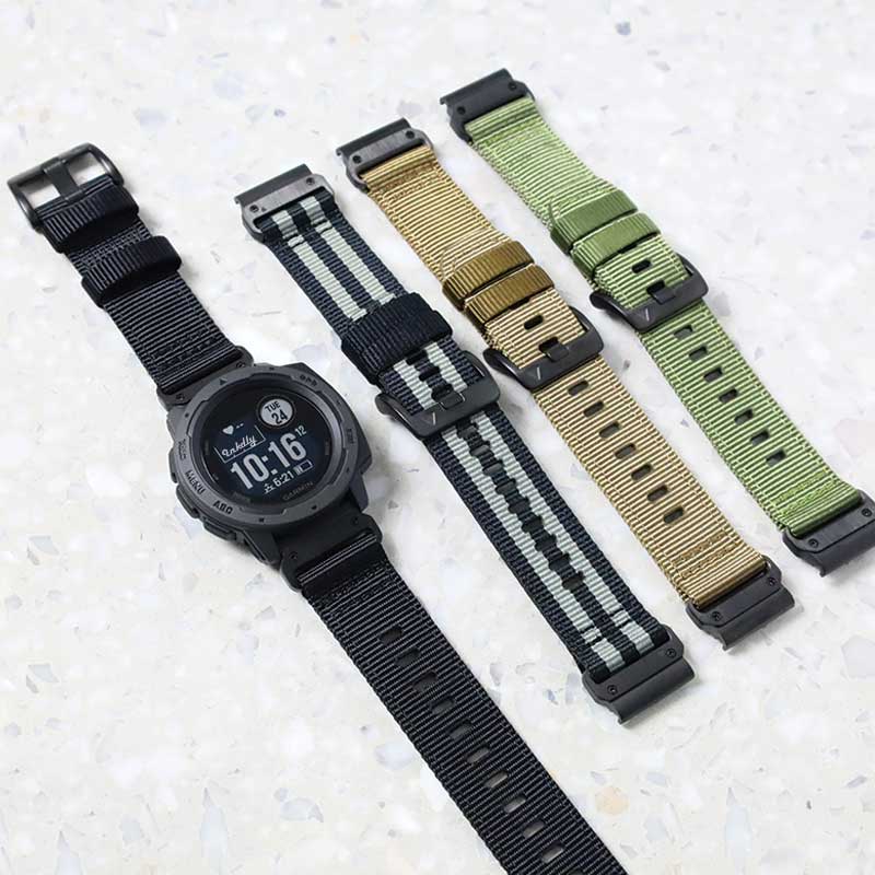 NATO Garmin Instinct Replacement Bands (22mm)