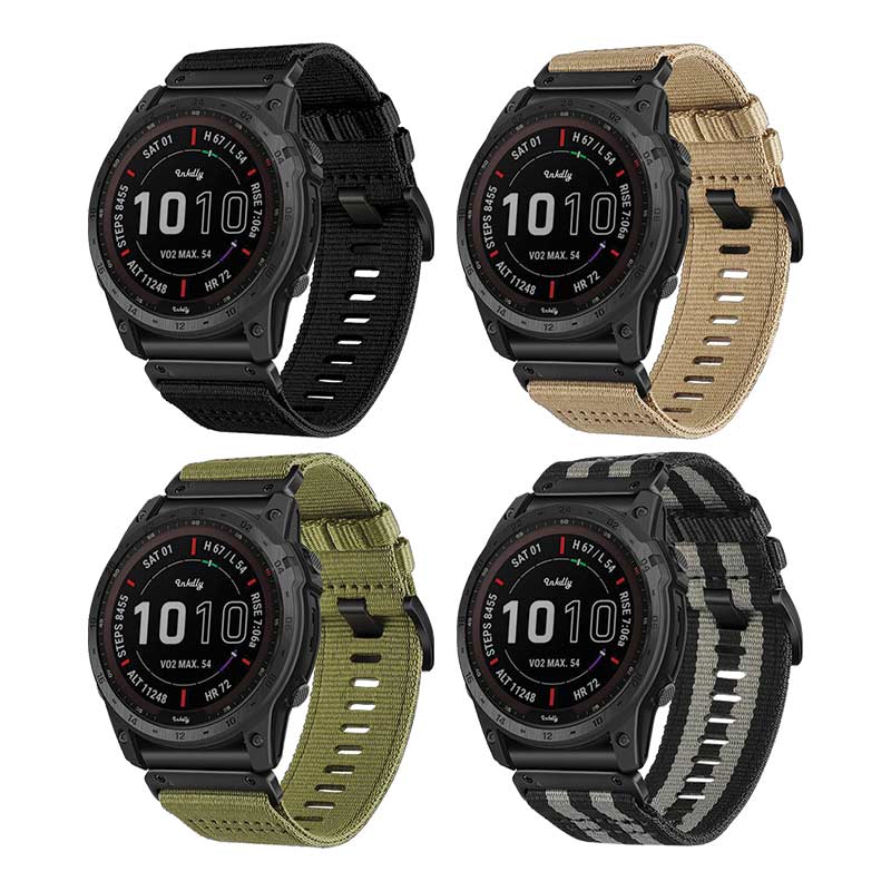 NATO Garmin Band Replacement Straps with Quick Change (22mm)
