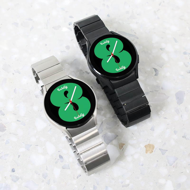 Raider Stainless Samsung Galaxy Watch 4 Bands Replacement
