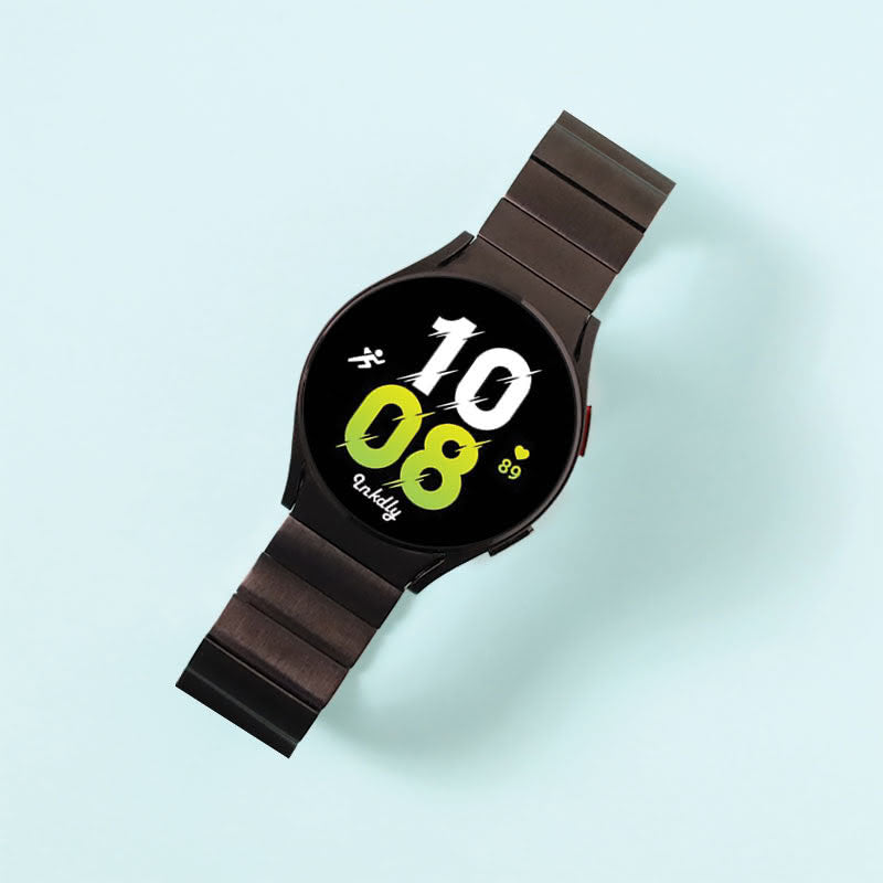 Raider Stainless Samsung Galaxy Watch 5 Bands Replacement Black
