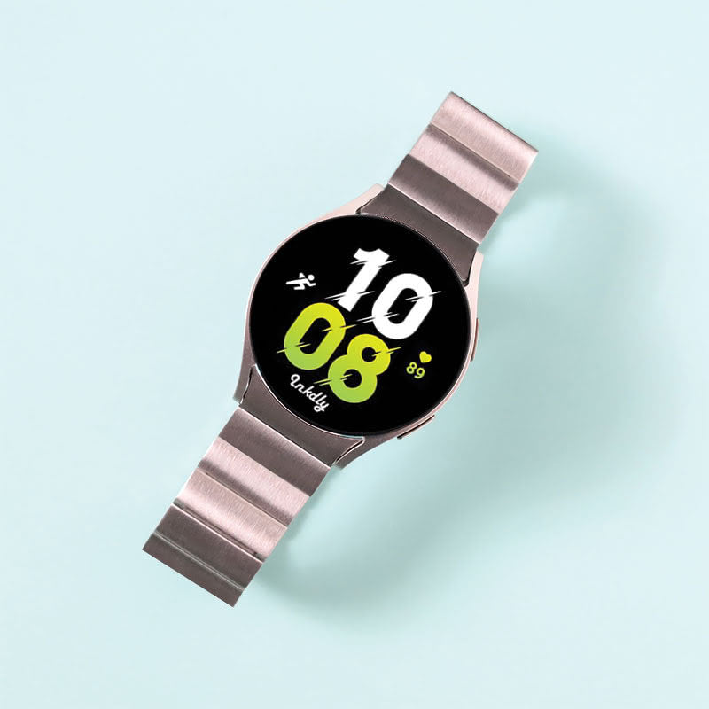 Raider Stainless Samsung Galaxy Watch 5 Bands Replacement Silver