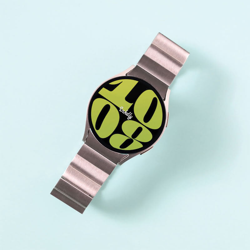 Raider Stainless Samsung Galaxy Watch 6 Bands Replacement Silver