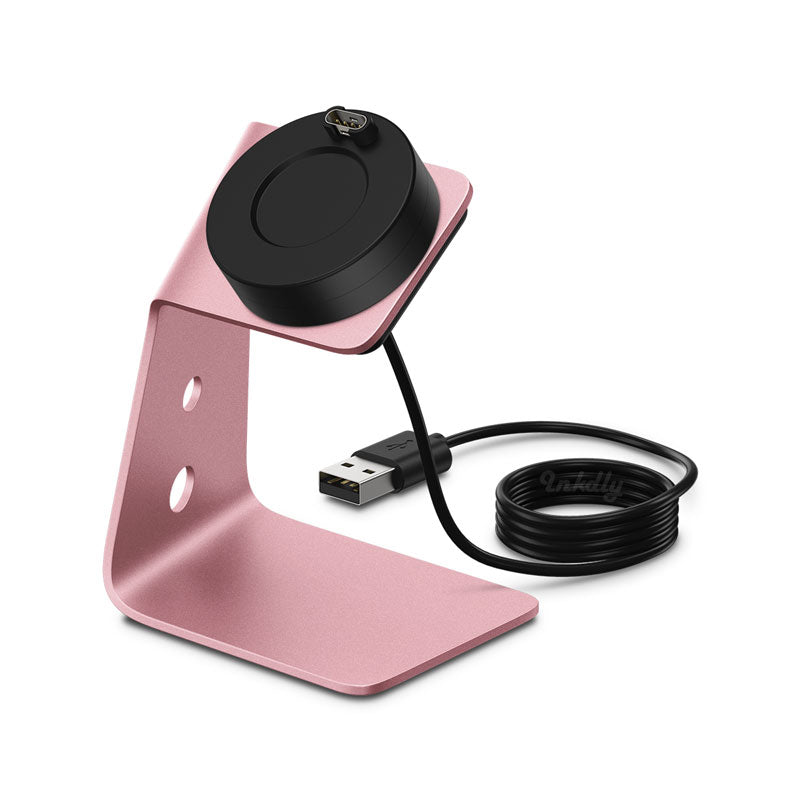 Refuel Garmin Vivoactive 5 Watch Charger Stand USB-A Special Edition Rose Pink