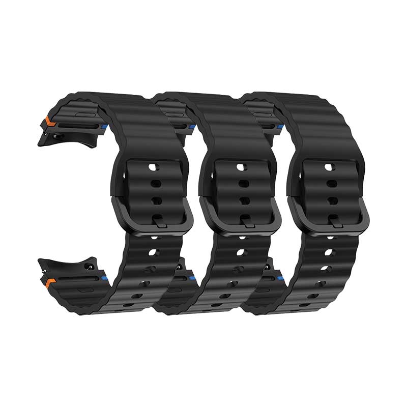 Samsung Galaxy Watch 7 Bands Replacement Straps Black (3-Pack)