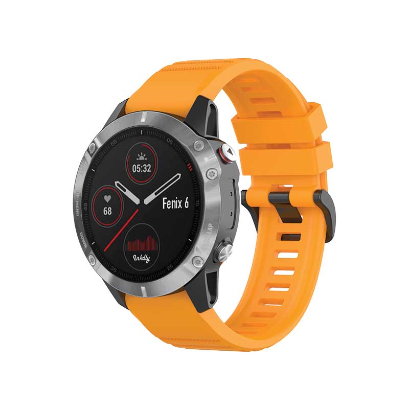 Tankd Garmin Fenix 6 Bands Replacement Straps (22mm) Amber Yellow