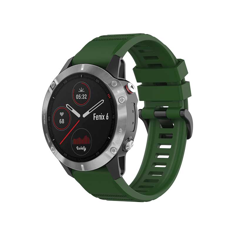 Tankd Garmin Fenix 6 Bands Replacement Straps (22mm) Army Green