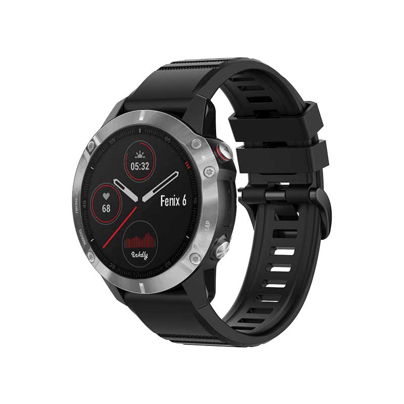 Tankd Garmin Fenix 6 Bands Replacement Straps (22mm) Black