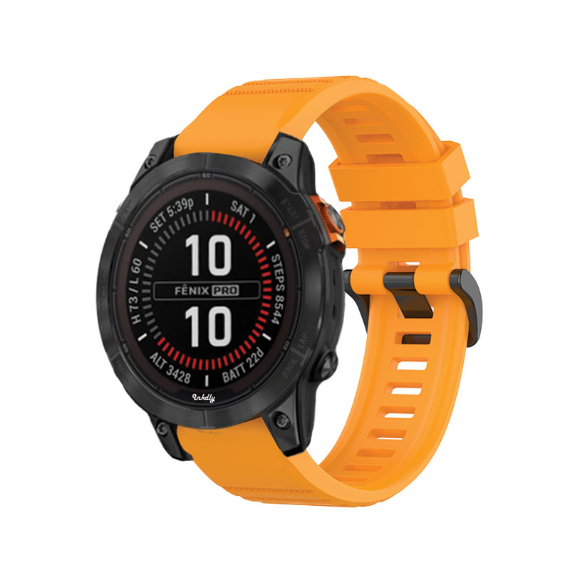 Tankd Garmin Fenix 7 Bands Replacement Straps (22mm) Amber Yellow