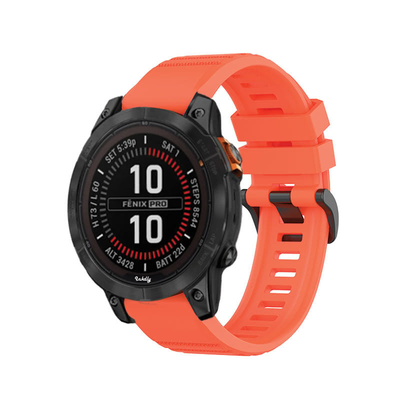 Tankd Garmin Fenix 7 Bands Replacement Straps (22mm) Orange Red
