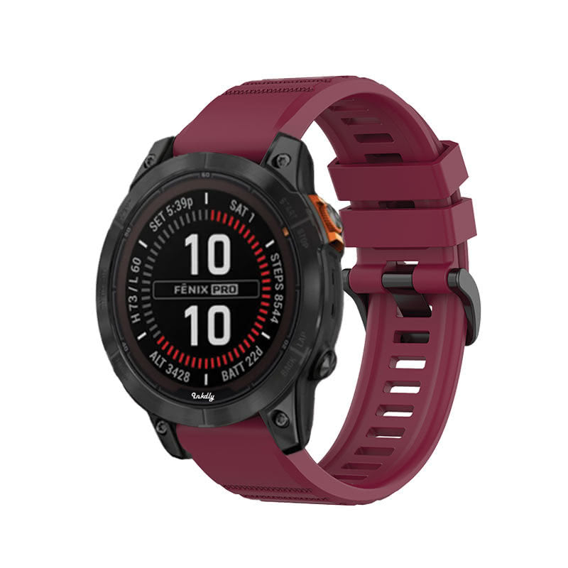 Tankd Garmin Fenix 7 Bands Replacement Straps (22mm) Wine Red