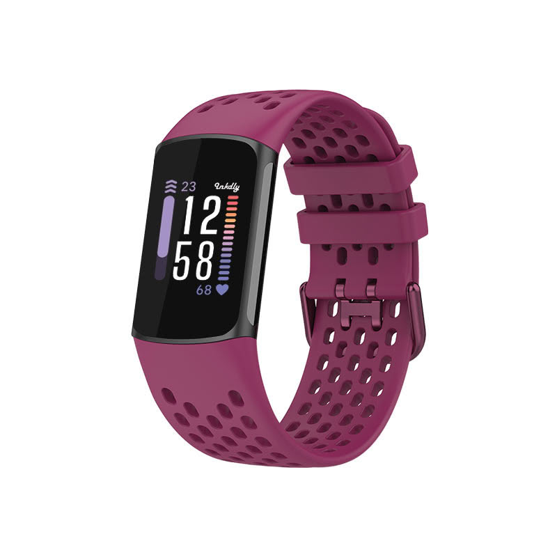 AirVent Sports Fitbit Charge 6 Bands Replacement Wine Red