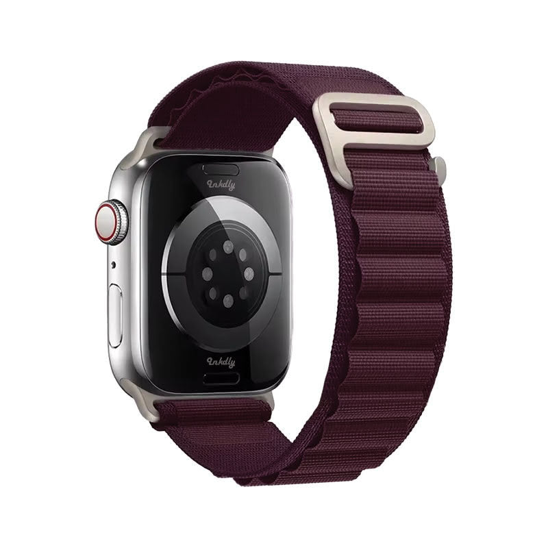 Apple Watch Alpine Loop Bands Replacement Strap 38MM/40MM/41MM Wine Red