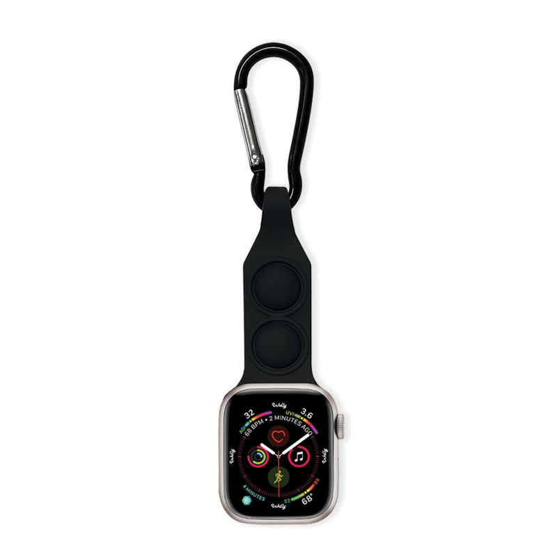Apple Watch Nurse Fob Clip 38MM/40MM/41MM Black Pop + Hook