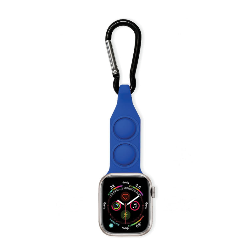 Apple Watch Nurse Fob Clip 38MM/40MM/41MM Dark Blue Pop + Hook