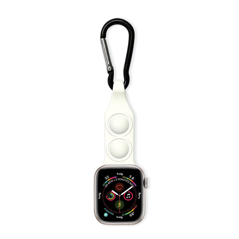 Apple Watch Nurse Fob Clip 38MM/40MM/41MM White Pop + Hook