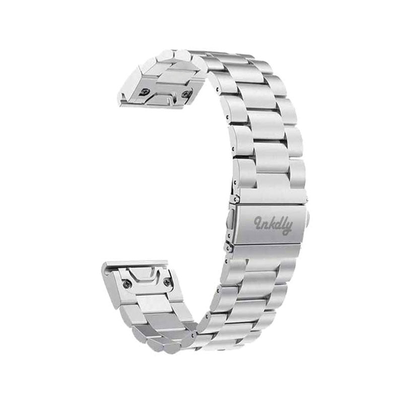 Boss Garmin Band Replacement Stainless Link Quick Change (20mm) Silver