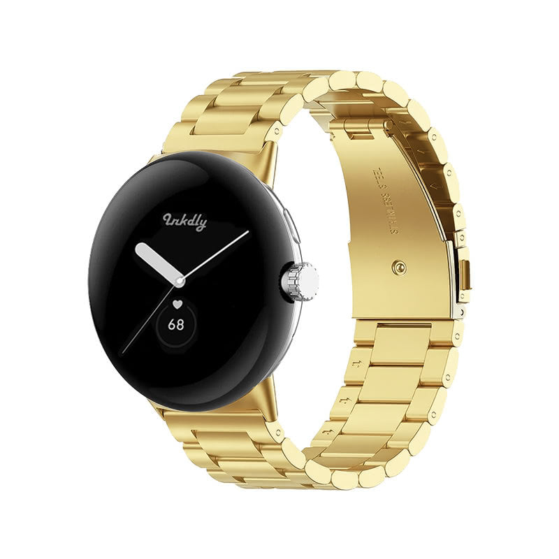 Boss Google Pixel Watch 1 Band Replacement Stainless Link (41mm) Gold Honour