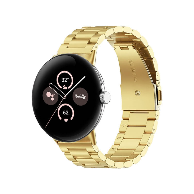 Boss Google Pixel Watch 2 Band Replacement Stainless Link (41mm) Gold Honour