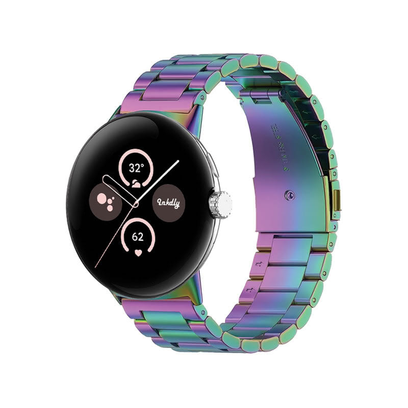 Boss Google Pixel Watch 2 Band Replacement Stainless Link (41mm) Iridescent